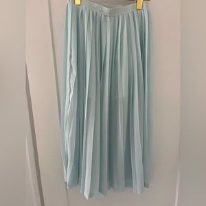 Light blue maxi skirt